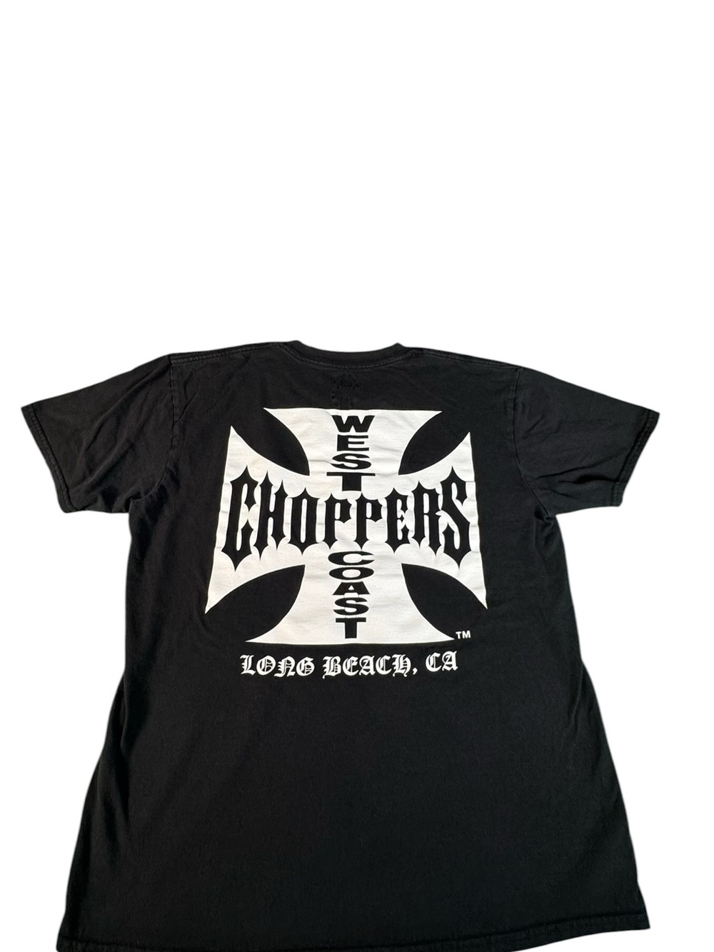 West Coast Choppers Long Beach CA Black Graphic T-Shirt Men’s Large Motorcycle